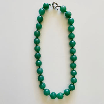 Collar Aventurina verde bolas