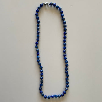 Collar lapislázuli bolitas
