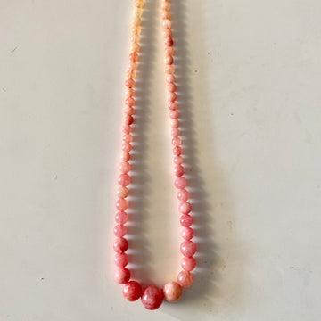 Collar Agatha rosa