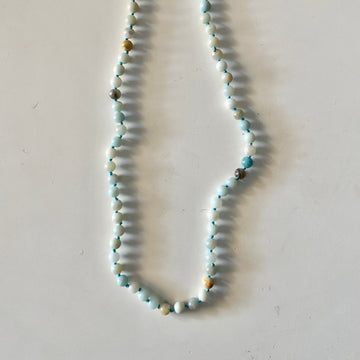 Collar Amazonita bolitas