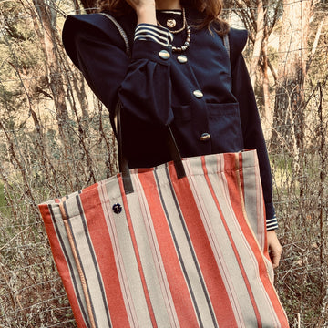 Bolso Amanda rayas