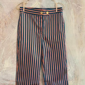 Pantalón May rayas naranja