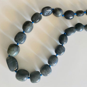 Collar Labradorita Gris