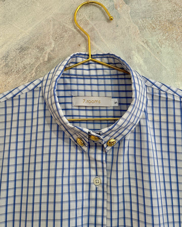 Camisa Berta cuadros azules
