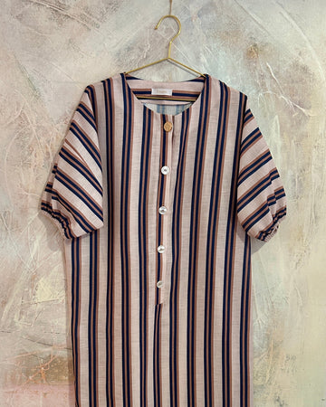Vestido kaftan Donna rayas