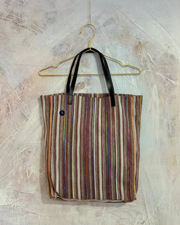 Bolso Amanda Weekend rayas brown