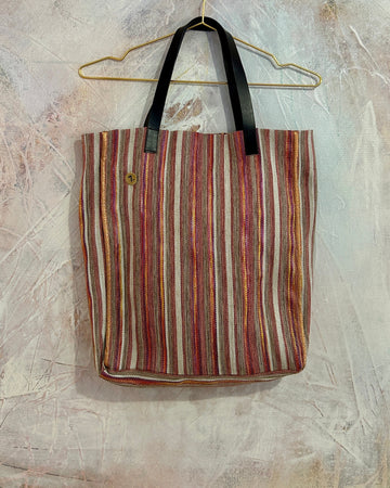 Bolso Amanda Weekend rayas Pink