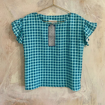 Blusa Mariana estrella cobalto