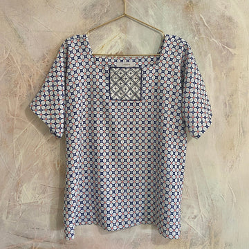 Blusa Amelia Geométrica