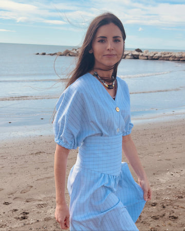 Blusa Marina blue
