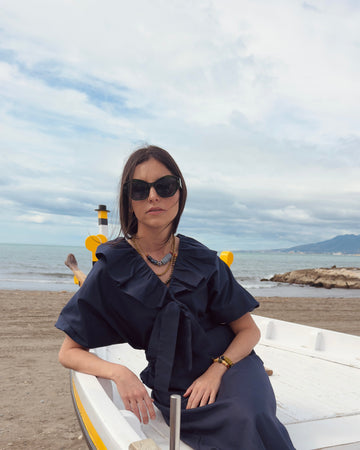 Falda Matilda azul marino