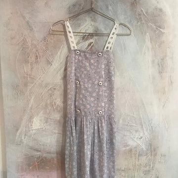 Vestido delantal flowers