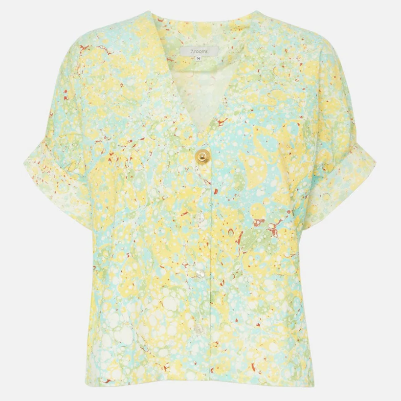 Blusa Marina Bubbles amarilla