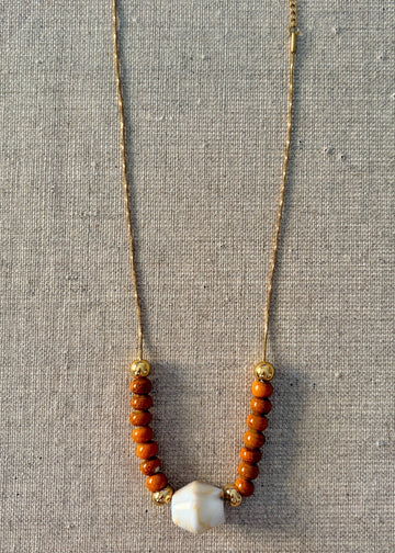 Collar Geometric Pumpkin