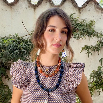 Collar Jaspe Rojo