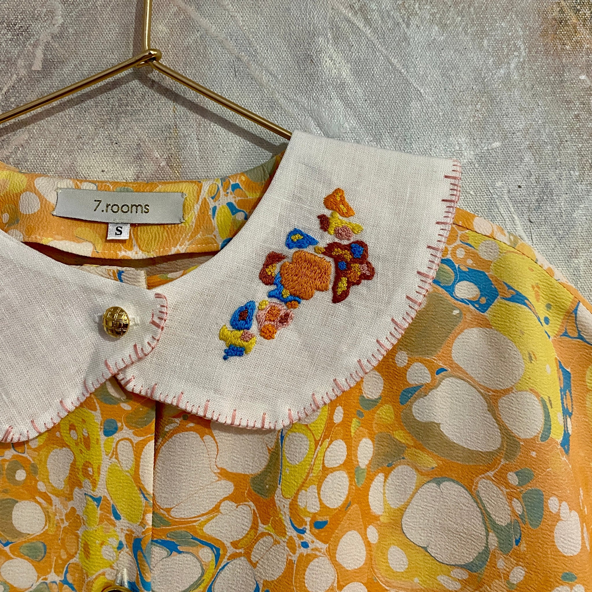 Cuello Rocio Bubbles naranja