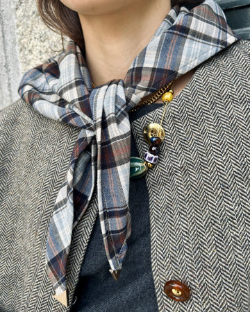 Bandana cuadros azules