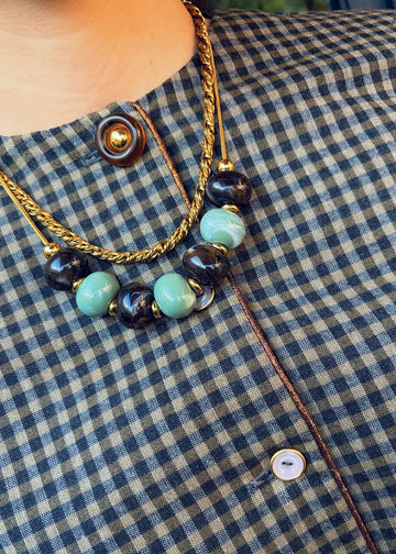 Collar Egg Green