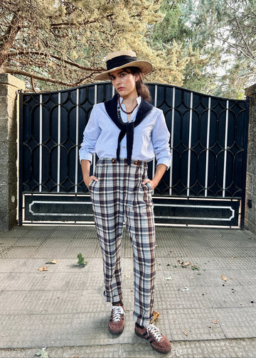 Pantalón Margot cuadros