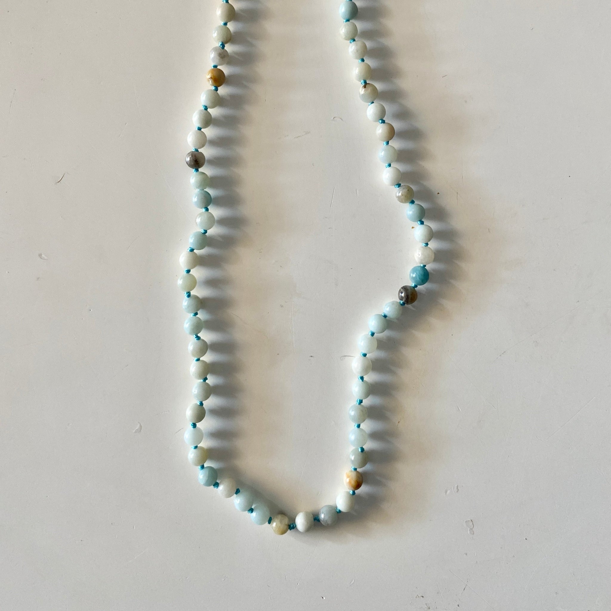 Collar Amazonita bolitas