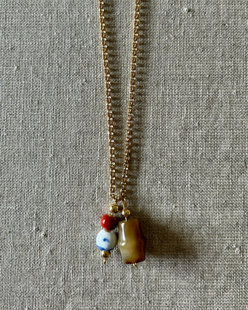 Collar Par Agatha Caramelo