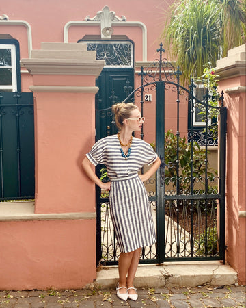 Blusa Marina rayas azules
