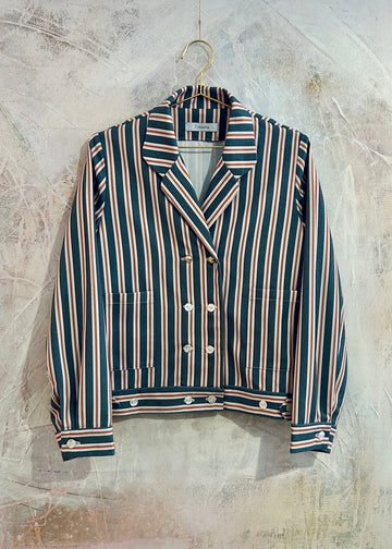 Chaqueta Lauren Rayas azules