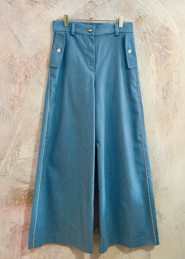 Pantalón Gatsby azul