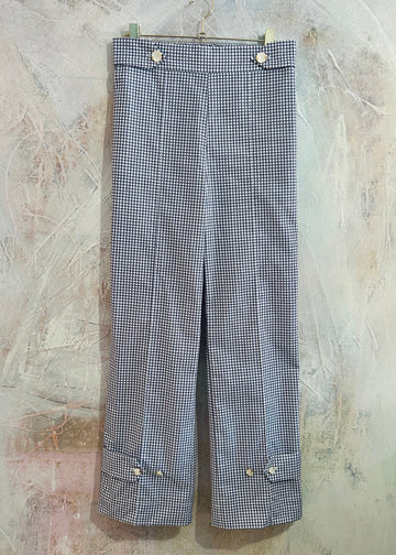 Pantalón Margot cuadros grises