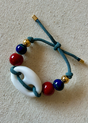 Pulsera Link stone white