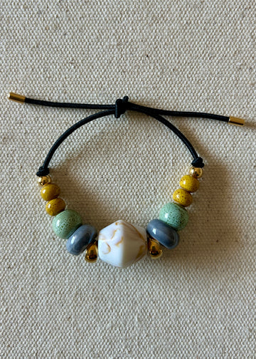 Pulsera Elastic Geometric Marble