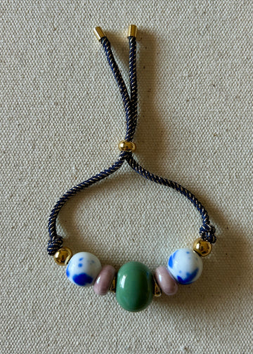 Pulsera Cord Egg green