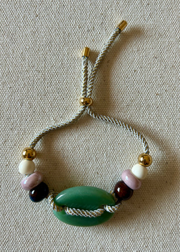 Pulsera Link stone Green