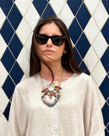 Blusa Sofia lino arena
