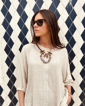 Blusa Sofia lino arena