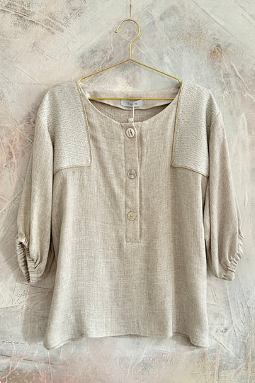 Blusa Sofia lino natural
