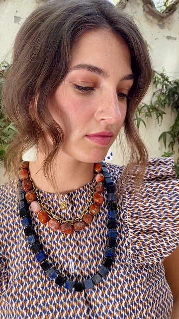 Collar Jaspe Rojo