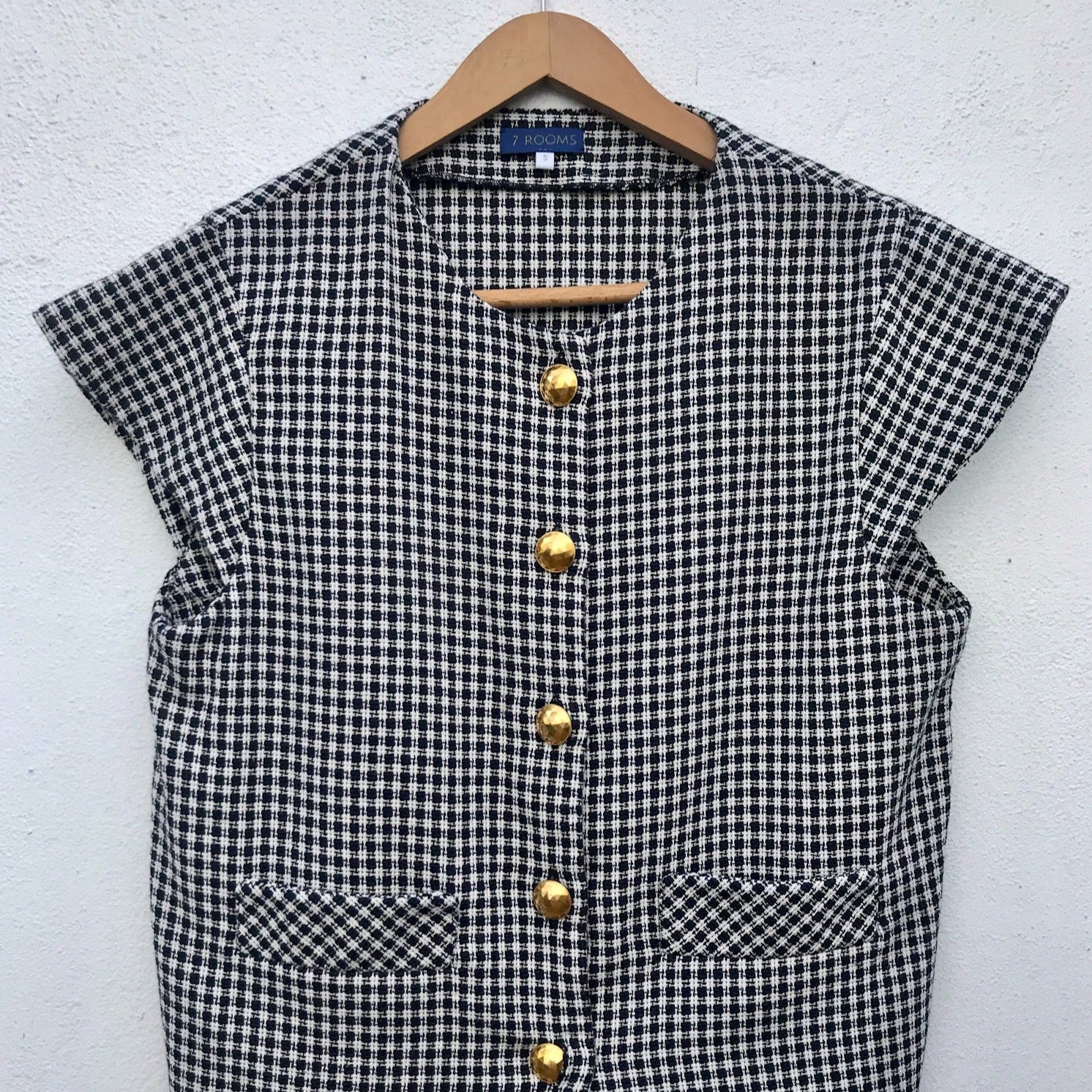 Chaleco Samurai cuadros