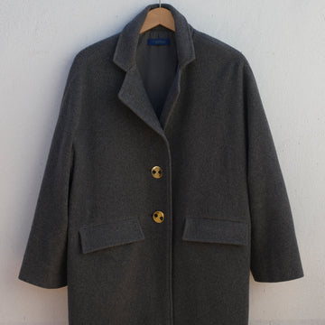 Minimal Grey Coat